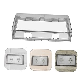 Amazon.co.jp: WHAMVOX 2個 プラスチックの容器 コンセント